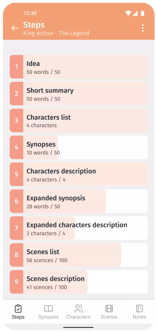 Fabula скриншот 2